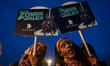 People walk through the streets of Sitges dressed as zombies during the Sitges Zombie Walk...