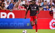 Inaki Williams of Athletic Club runs with the ball during the La Liga Santader match betwe...