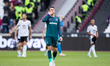Lukasz Fabianski of West Ham gestures during the Premier League match between West Ham Uni...