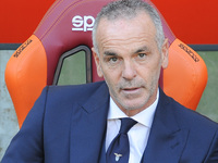Stefano Pioli during the Italian Serie A football match A.S. Roma vs S.S. Lazio at the Olympic Stadium in Rome, on november 08, 2015. (