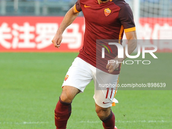Mohamed Salah during the Italian Serie A football match A.S. Roma vs S.S. Lazio at the Olympic Stadium in Rome, on november 08, 2015. (