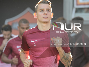 Lukas Digne during the Italian Serie A football match A.S. Roma vs S.S. Lazio at the Olympic Stadium in Rome, on november 08, 2015. (