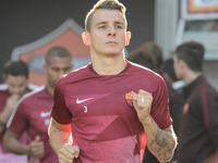 Lukas Digne during the Italian Serie A football match A.S. Roma vs S.S. Lazio at the Olympic Stadium in Rome, on november 08, 2015. (