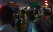MANILA, Philippines - Fire victims watch in despair as their house burn in front of them w...