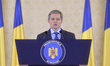 The President of Romania, Klaus Iohannis (invisible), on Tuesday evening designated 46-yea...