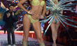 Sara Sampaio walking the runway at the 2015 Victoria's Secret Fashion Show at Lexington Av...