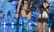 Magdalena Frakowiak walking the runway at the 2015 Victoria's Secret Fashion Show at Lexin...