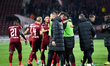Players of CFR Cluj celebrating during Romania Superliga 1: CFR Cluj vs Sepsi OSK, dispute...