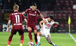 Karlo Muhar (L) and Cosmin Matei (R) in action during Romania Superliga 1: CFR Cluj vs Sep...