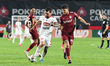 Cosmin Matei (L) and Yuri Matias (R) in action during Romania Superliga 1: CFR Cluj vs Sep...