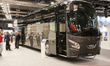 Autobus is exhibited at the International Bus and Coach Fair at IFEMA in Madrid October 18...