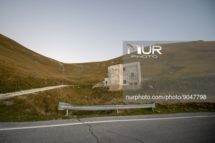  The Disused Ski Lifts On Terminillo, A Mountain In The Central Apennines