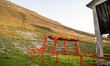 The Terminillo ski lifts, in October 2022, in total abandonment.  