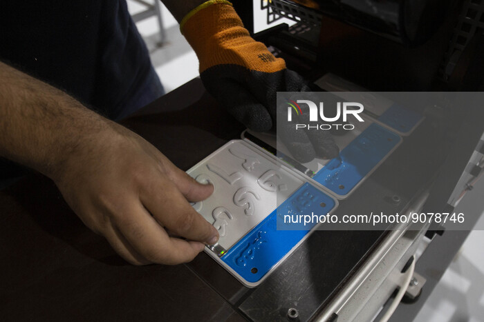 The Manufacture Of Vehicle Registration Plates In Egypt