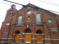 St. Stanislaus Kostka R.C. Church is seen in Maspeth, Queens, New York, United States, on October 26, 2022. (