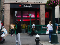 Macy's store is seen in New York, United States, on October 26, 2022. (