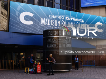 Madison Square Garden Chase Entrance in New York, United States, on October 26, 2022. (
