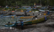 Fisherman doing their activities at Sadeng fisheries port, Gunung Kidul regency, Yogyakart...