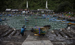 Fisherman doing their activities at Sadeng fisheries port, Gunung Kidul regency, Yogyakart...