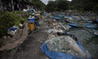 Fisherman doing their activities at Sadeng fisheries port, Gunung Kidul regency, Yogyakart...