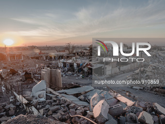 A view of Sinjar, Iraq on November 14, 2015. Kurdish forces, with the aid of months of U.S.-led coalition airstrikes, liberated the town fro...