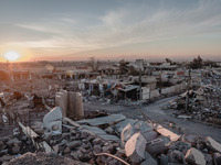 A view of Sinjar, Iraq on November 14, 2015. Kurdish forces, with the aid of months of U.S.-led coalition airstrikes, liberated the town fro...