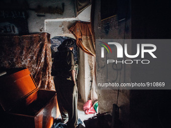 A Female Kurdish soldier searches a house on November 14, 2015 in Sinjar, Iraq. Kurdish forces, with the aid of months of U.S.-led coalition...
