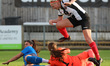 Holly Turner of Billericay Town Women Gemma Harvey and Gemma Bloor of Maidenhead United Wo...