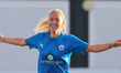 Zoe Rushen of Billericay Town Women celebrates her goal during The FA Women's National Lea...