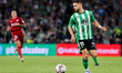 Alex Moreno of Real Betis in action during the La Liga Santander match between Real Betis...