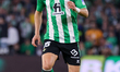 Alex Moreno of Real Betis runs with the ball during the La Liga Santander match between Re...