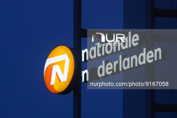Nationale Nederlanden logo sign is seen on a buildung in Krakow, Poland on November 4, 2022. 