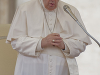 Pope Francis attends his weekly general audience at Saint Peter's Square in the Vatican on Nov 09, 2022.  (