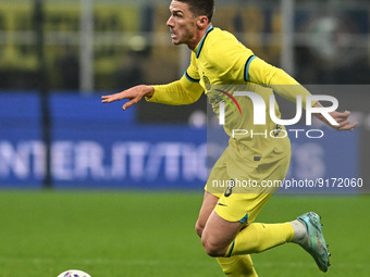 Robin Gosens of Inter Fc during the Italian Serie A tootball match between Inter FC Internazionale and Bologna Fc on  November 9, 2022 at Gi...