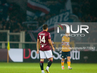 Emirhan Ilkhan of Torino Fc during the Italian Serie A, football match between Torino Fc and Uc Sampdoria, on 09 November 2022, at Stadio Ol...