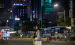 People walk on pelican crossing in Jakarta on 13 November 2022. Indonesia's economy expand...