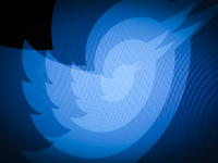 The Twitter logo is seen in this photo illustration in Warsaw, Poland on 21 September, 2022. Twitter management has announced the introducti...