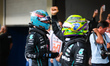 RUSSELL George (gbr), Mercedes AMG F1 Team W13, HAMILTON Lewis (gbr), Mercedes AMG F1 Team...