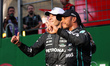RUSSELL George (gbr), Mercedes AMG F1 Team W13, HAMILTON Lewis (gbr), Mercedes AMG F1 Team...