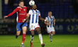 Mohamed Sylla of Hartlepool United in action with Solihull Moors' during the FA Cup 1st Ro...