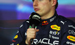 VERSTAPPEN Max (ned), Red Bull Racing RB18, portrait, press conference during the Formula...