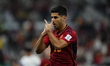 Marco Asensio Right Winger of Spain and Real Madrid celebrates after scoring his sides fir...