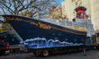 NEW YORK, NEW YORK - NOVEMBER 23: Parade floats during the 96th Macy's Thanksgiving Day Pa...