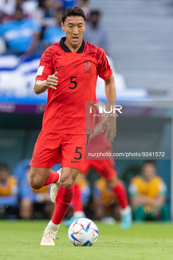 Wooyoung Jung  during the World Cup match between Spain v Costa Rica, in Doha, Qatar, on November 23, 2022. 