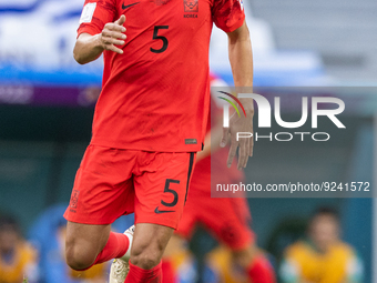 Wooyoung Jung  during the World Cup match between Spain v Costa Rica, in Doha, Qatar, on November 23, 2022. (