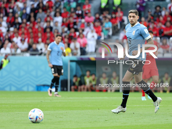 Federico Valverde of Uruguay during the FIFA World Cup 2022, Group H football match between Uruguay and Korea Republic on November 24, 2022...