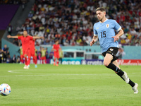 Federico Valverde of Uruguay during the FIFA World Cup 2022, Group H football match between Uruguay and Korea Republic on November 24, 2022...