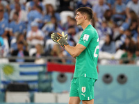 Goalkeeper of Uruguay Sergio Rochet during the FIFA World Cup 2022, Group H football match between Uruguay and Korea Republic on November 24...