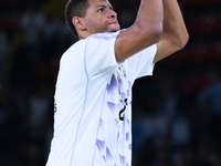 Edy Tavares of Real Madrid Baloncesto in action during the Liga Endesa match between Real Betis Baloncesto and Real Madrid Baloncesto at Pal...
