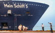 Mein Schiff 5, with 2,500 passengers and 1,000 crew, is docked at Colombo Port in Sri Lank...